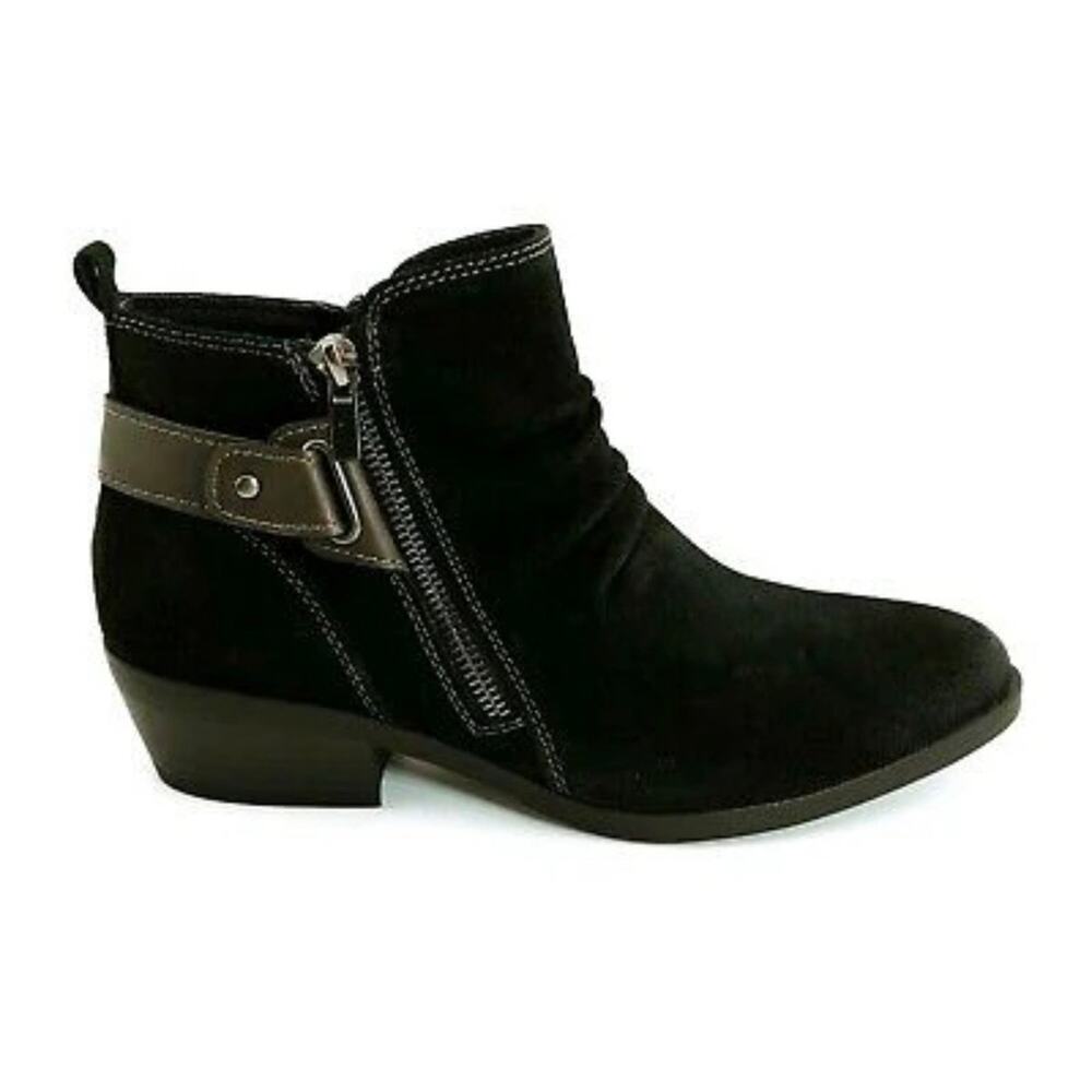 Black Suede Ankle Boots -Size: 7